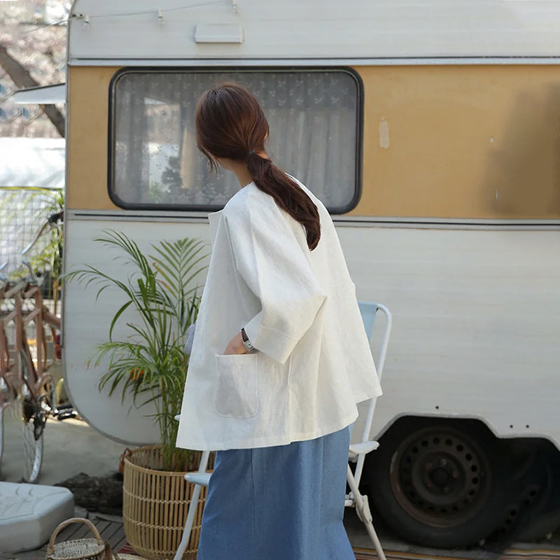 Loose Vintage Autumn Jacket