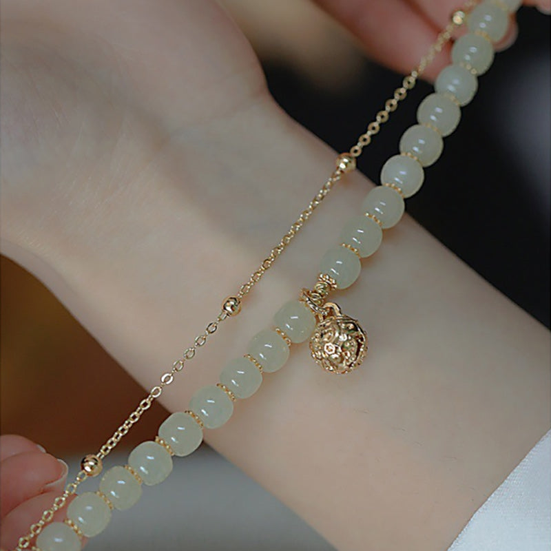 HETIAN JADE ELEGANT TEMPERAMENT BRACELET