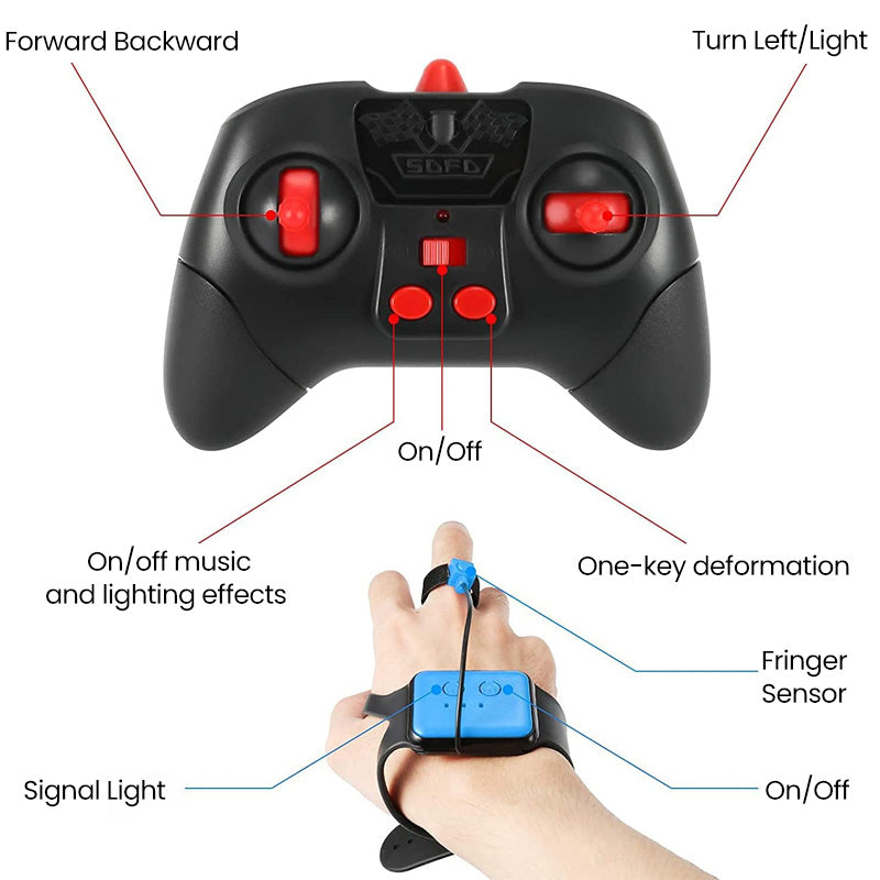 Gesture Sensing Stunt Remote Control Car