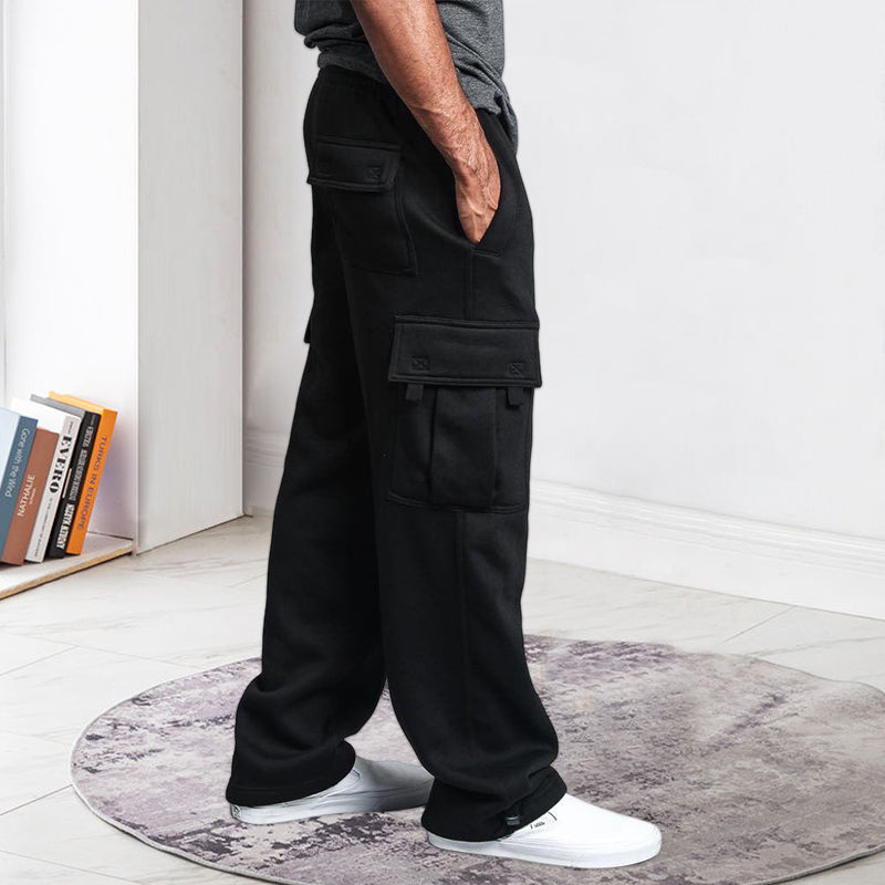 Men's Straight Cargo Pants Trousers