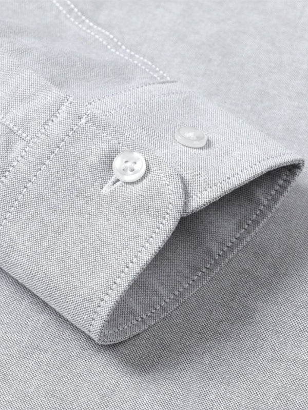 Men's New Casual Business Long Sleeve Shirt