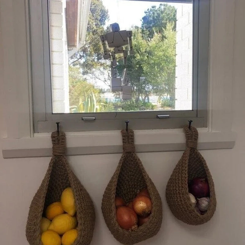 Wall Mounted Vegetable Fruit Basket