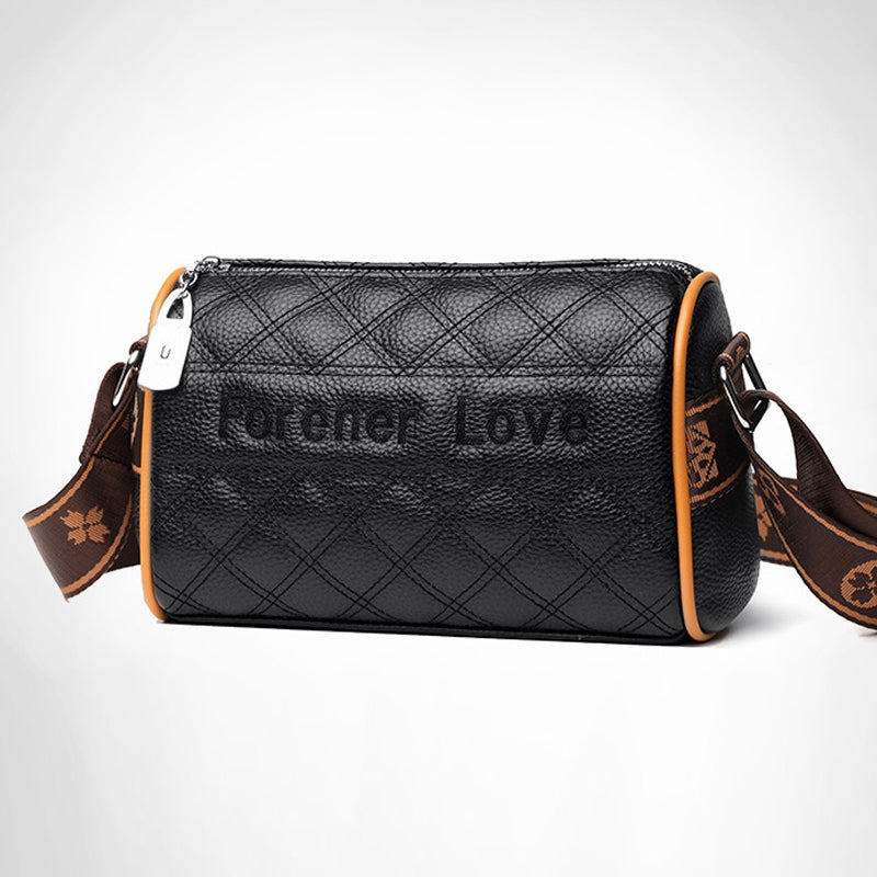 Lingge Cowhide Pillow Bag