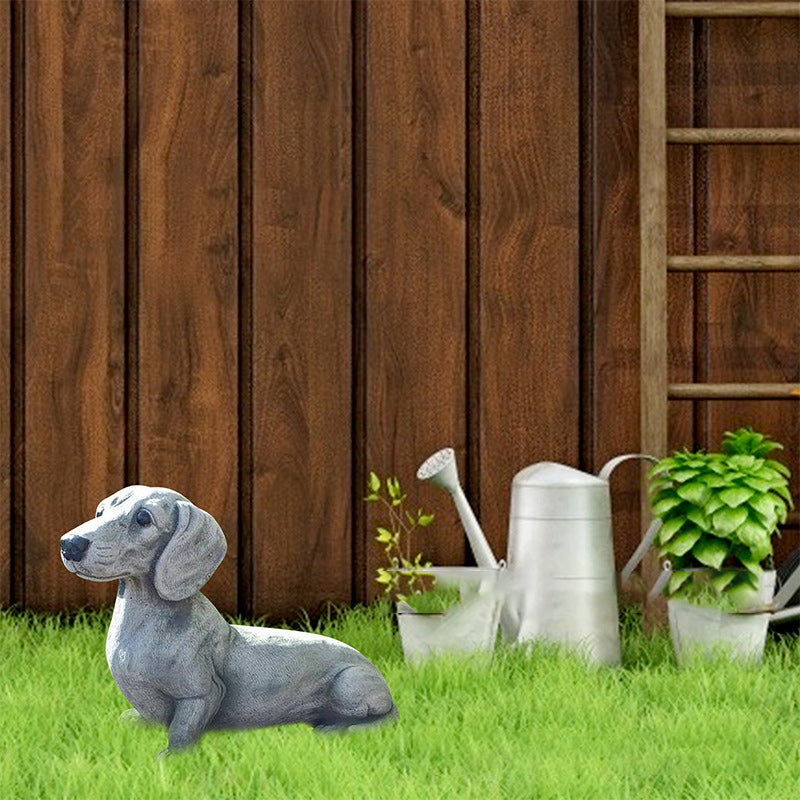 French Bulldog Statue Garden Decoration