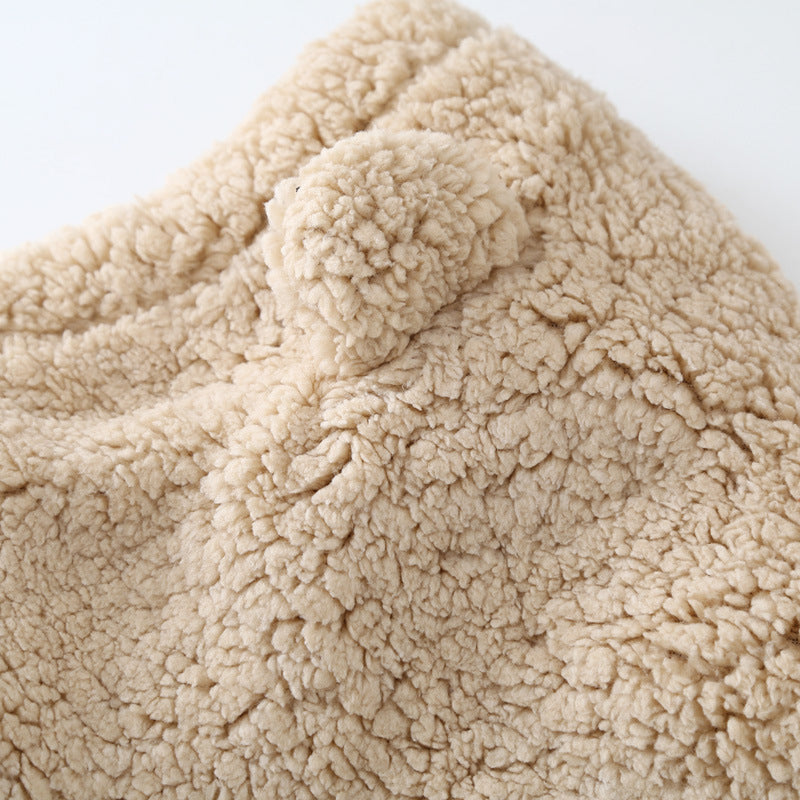 Warm Plush Bear Hat
