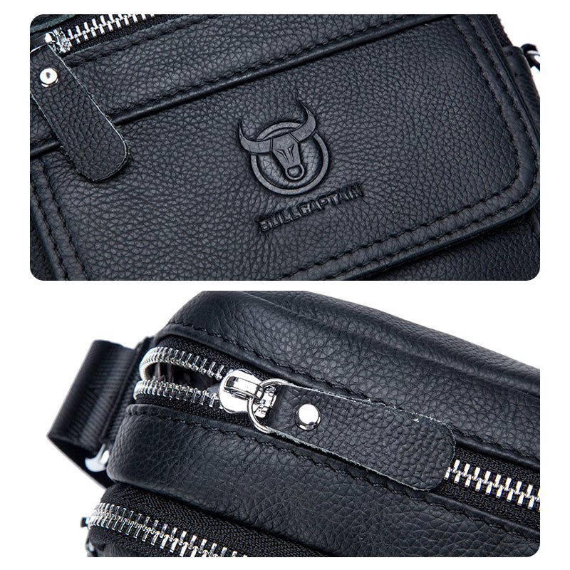 PU Leather Crossbody Bag for Men