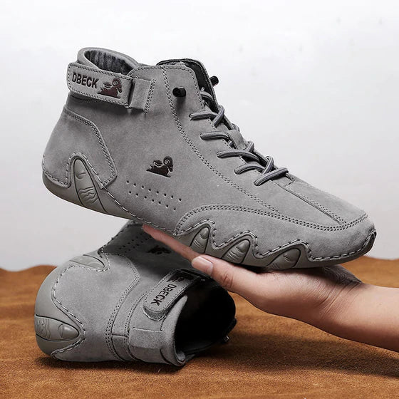 Fashionable Monochromatic Martin Boots