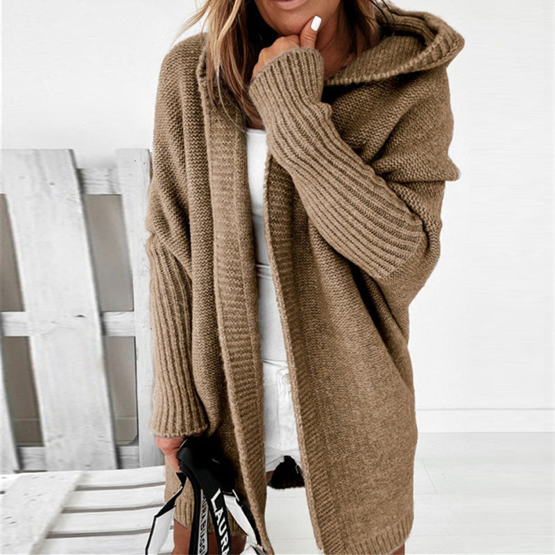 Long, soft cardigan for women