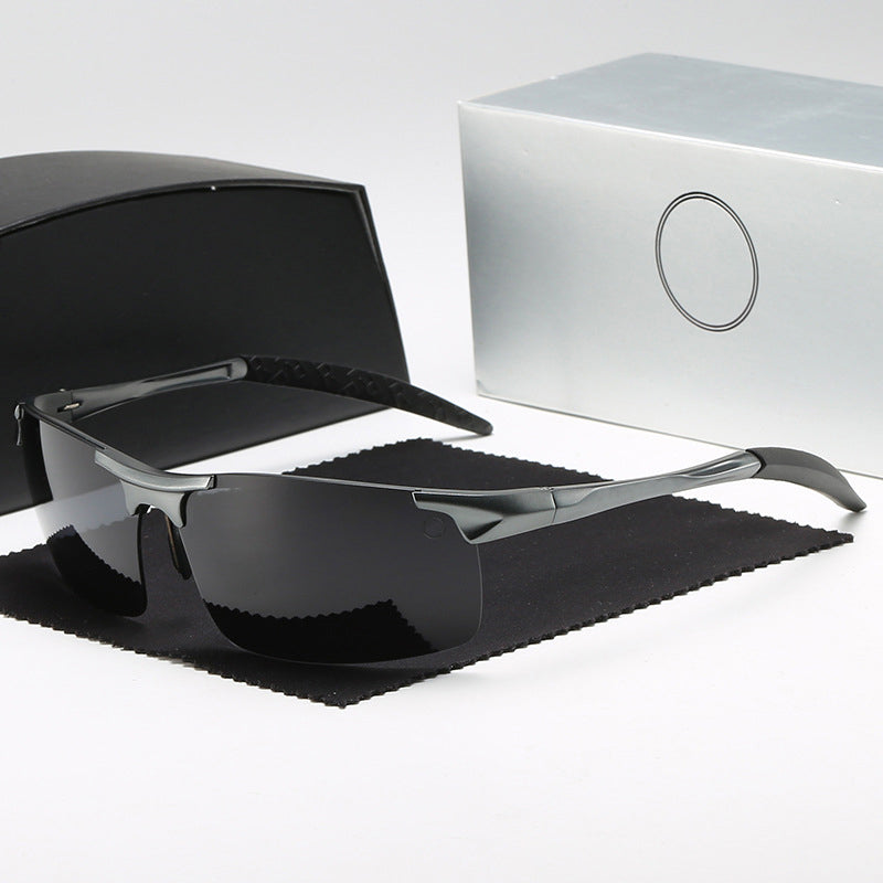Men's Photochromic Sunglasses with Anti-glare Polarized Lens
