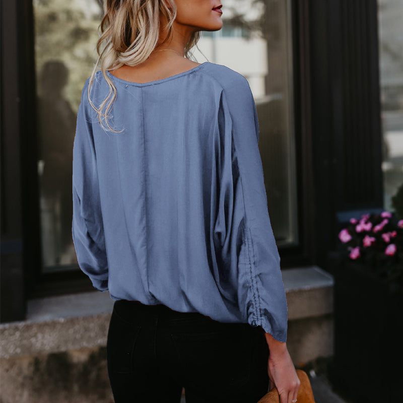 Cotton Button Long Sleeve T-Shirt