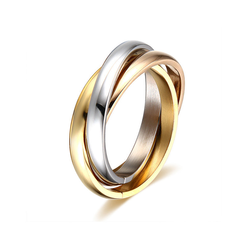Anxiety Relieving Triple Interlocking Ring