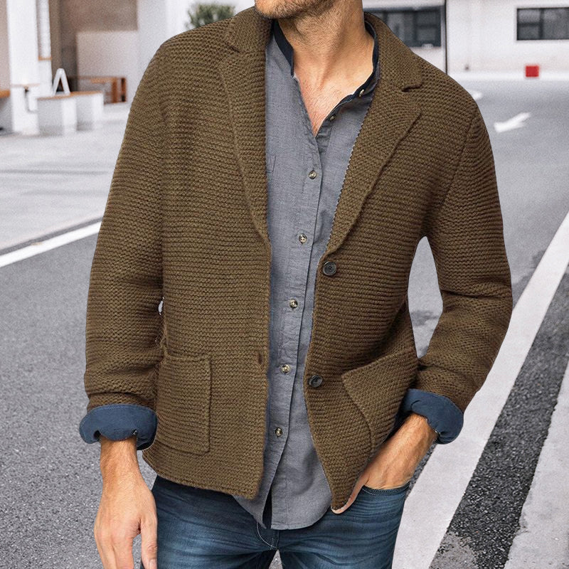 Lapel Knit Jacket