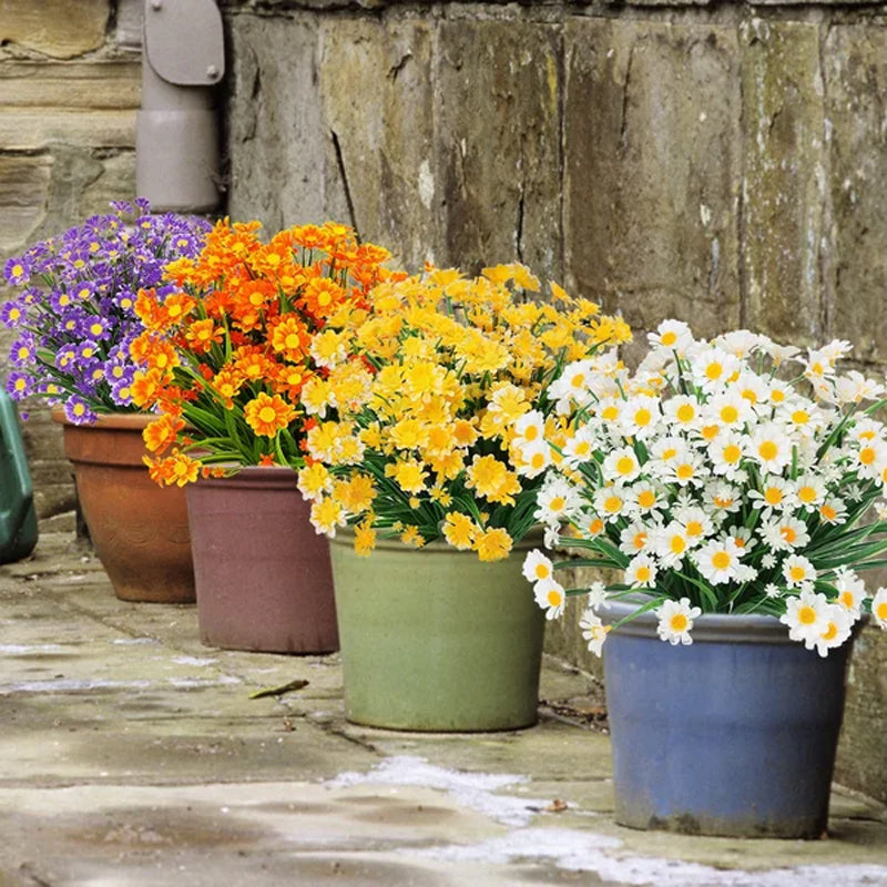 Artificial Daisies Flowers for Outdoors