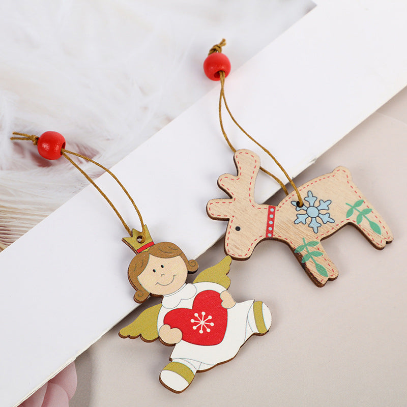 Christmas Wooden Ornament (12 pcs)