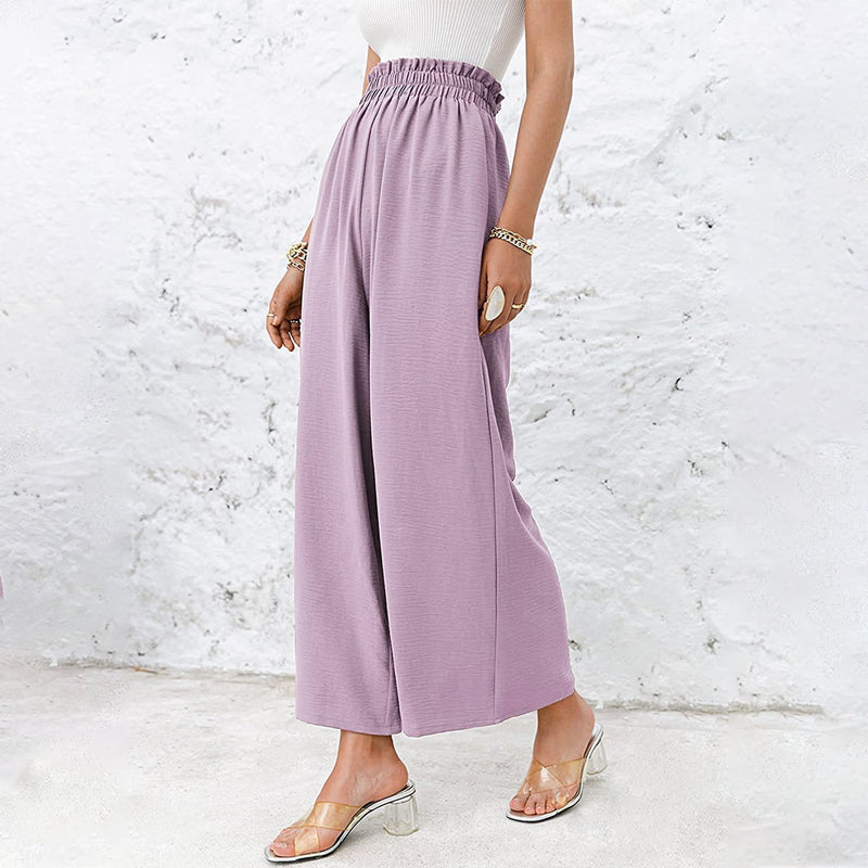 High Waist Wide Leg Casual Loose Pants