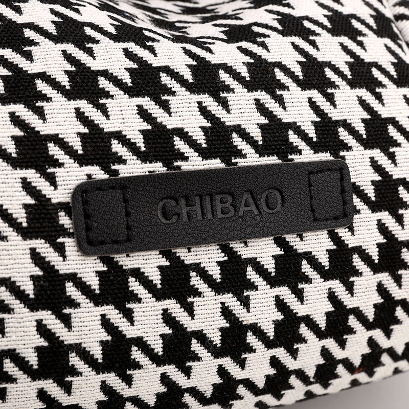 Houndstooth Small Bag