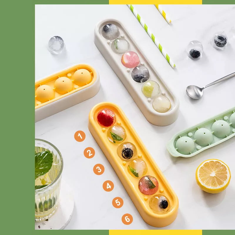 6 Balls Silicone Ice Mold