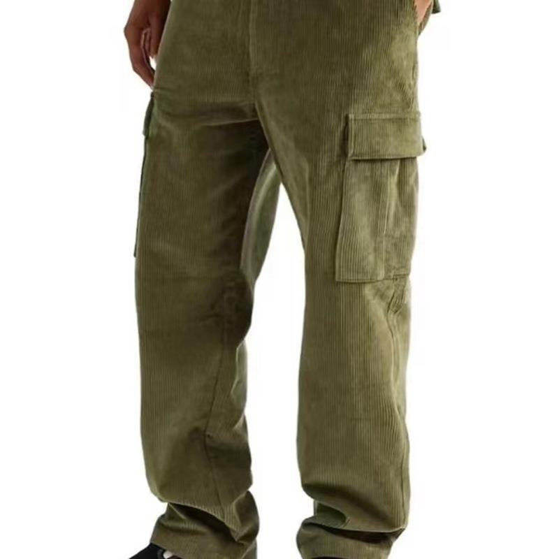 Corduroy Straight Casual Pants