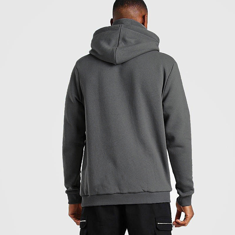 Hooded Face Mask Zip Sweatshirt