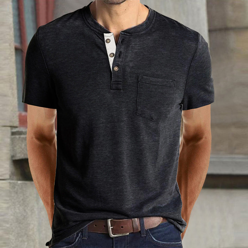 Men's Cotton Multi Color Short Sleeve T-shirt