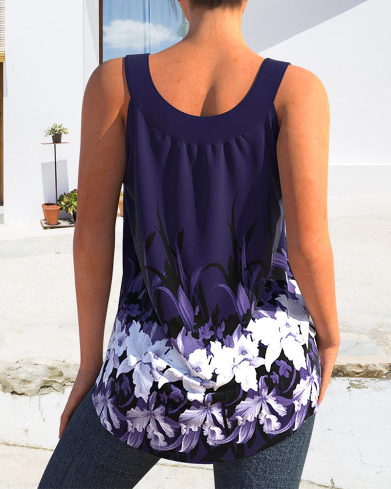 Casual Sleeveless Tank Top