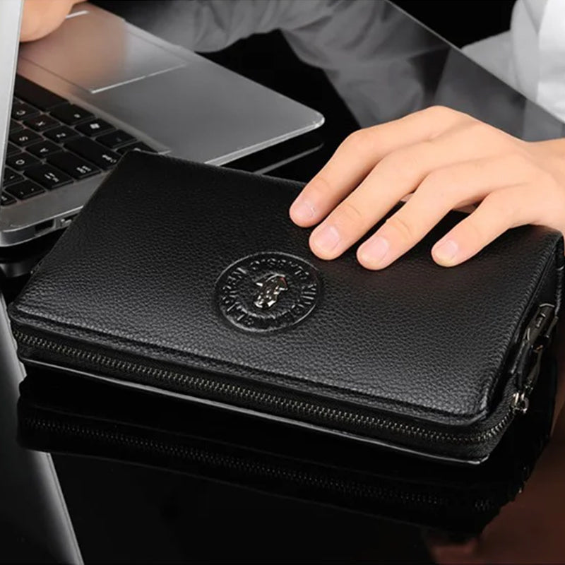Anti-theft Combination Lock Business Men's Clutch
