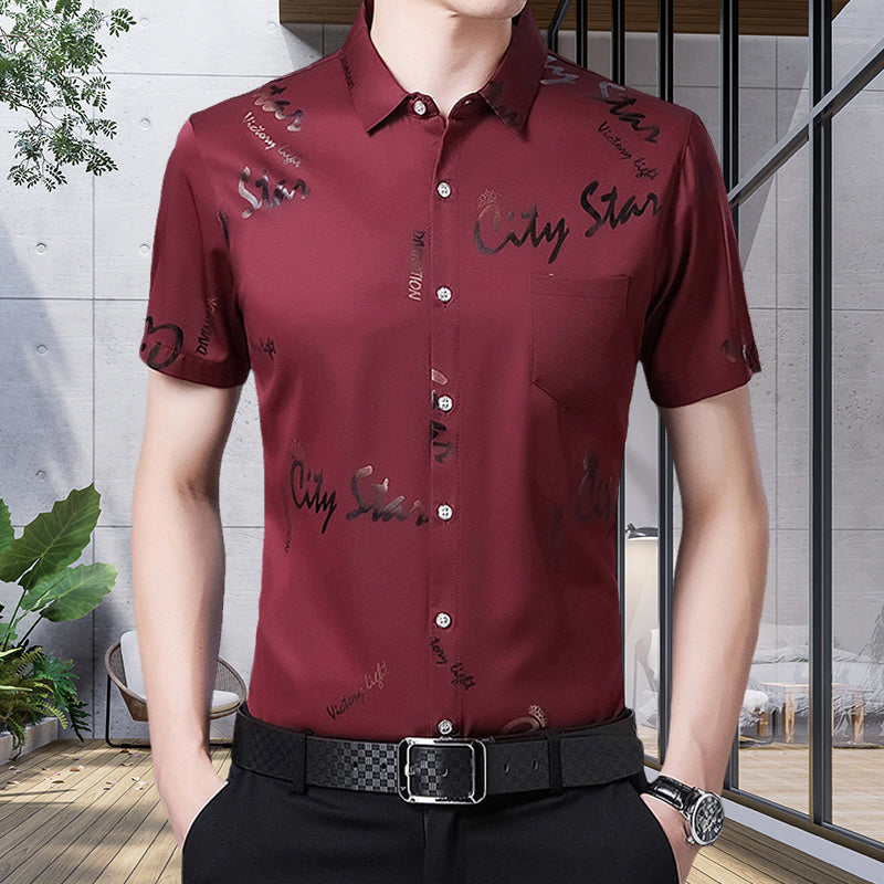 Men’s Thin Short-sleeve Shirt