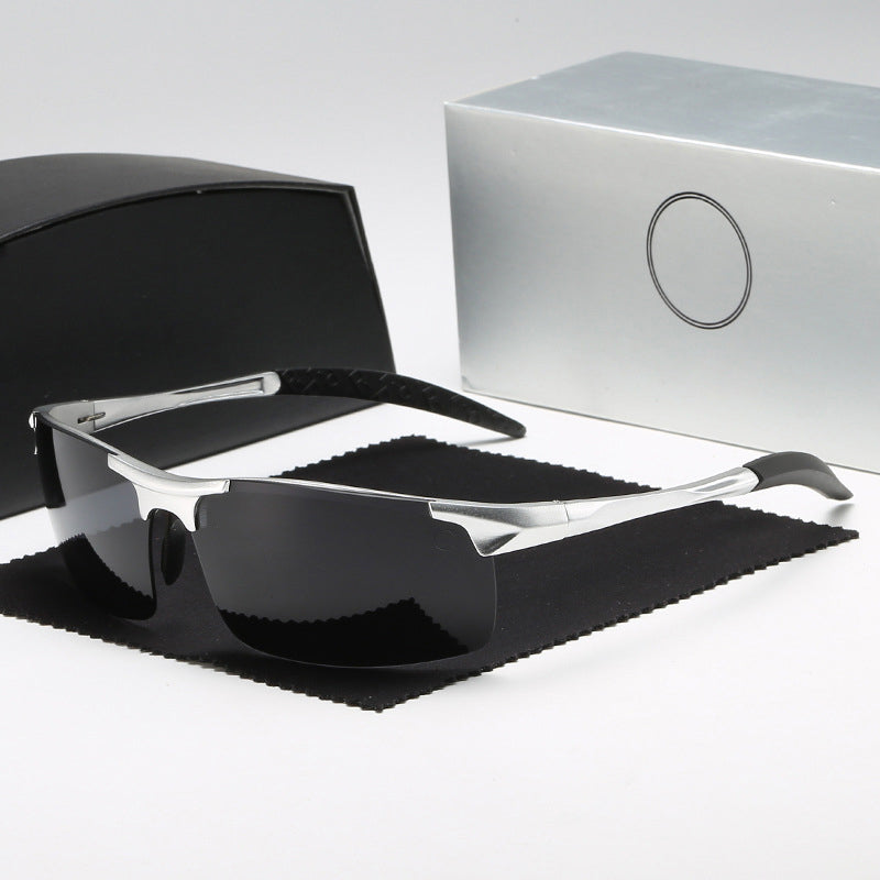 Men's Photochromic Sunglasses with Anti-glare Polarized Lens