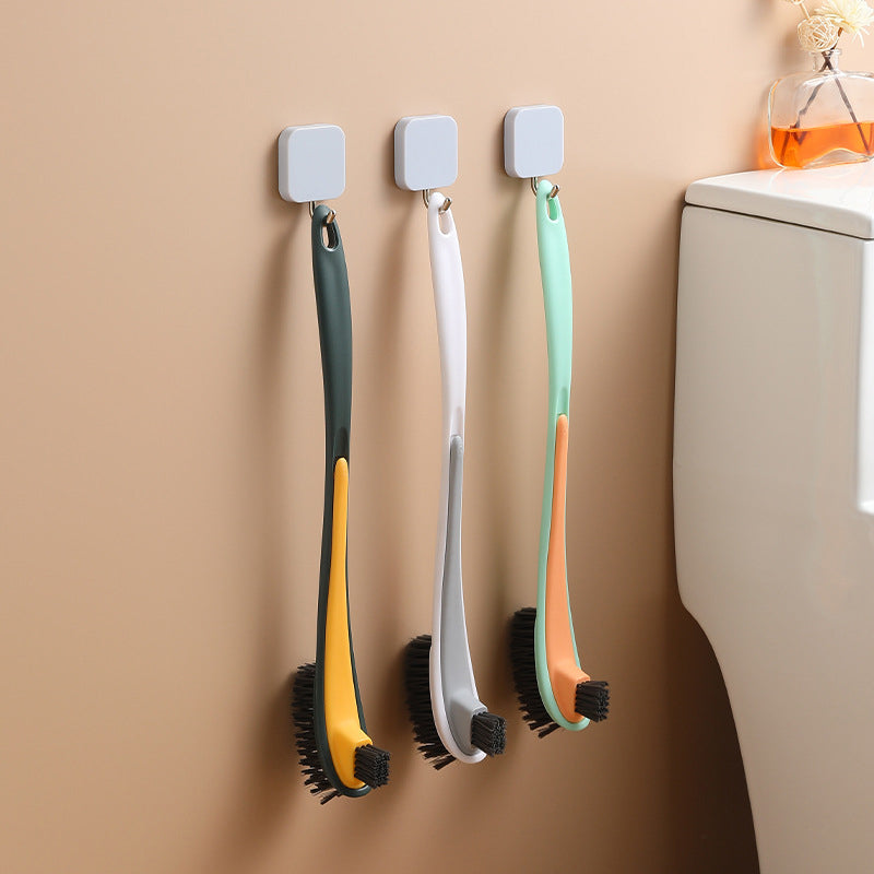 Double-sided Flocking Toilet Cleaning Brush