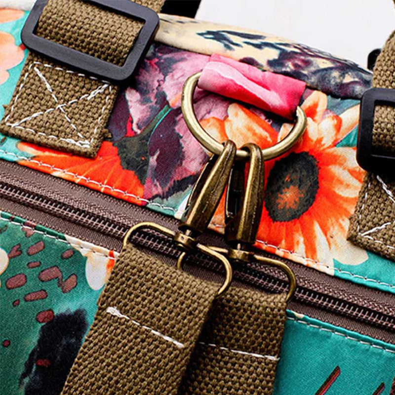 Leisure Style Flower Pattern Backpack