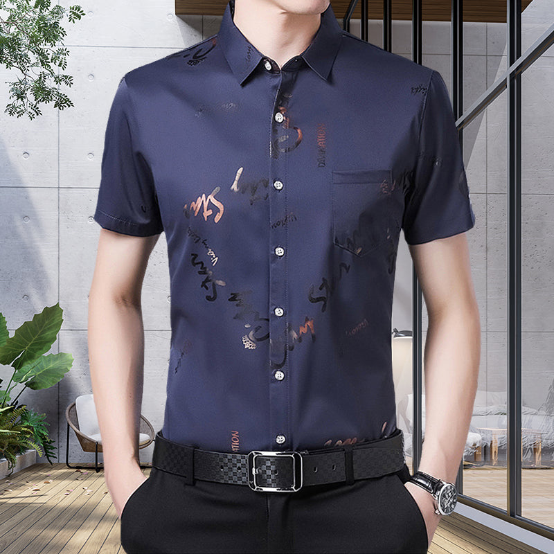 Men’s Thin Short-sleeve Shirt