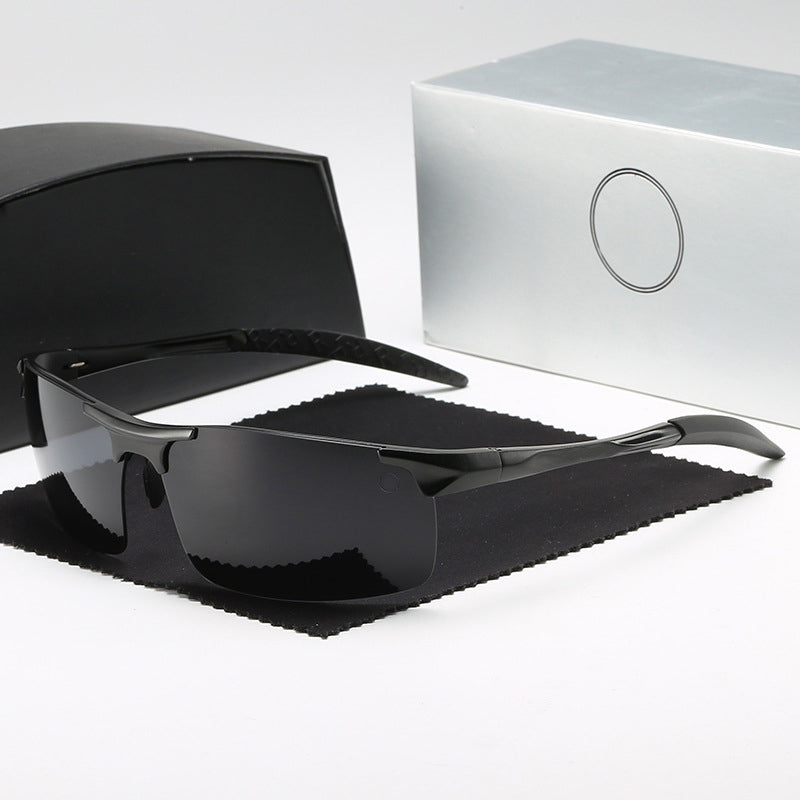 Men's Photochromic Sunglasses with Anti-glare Polarized Lens