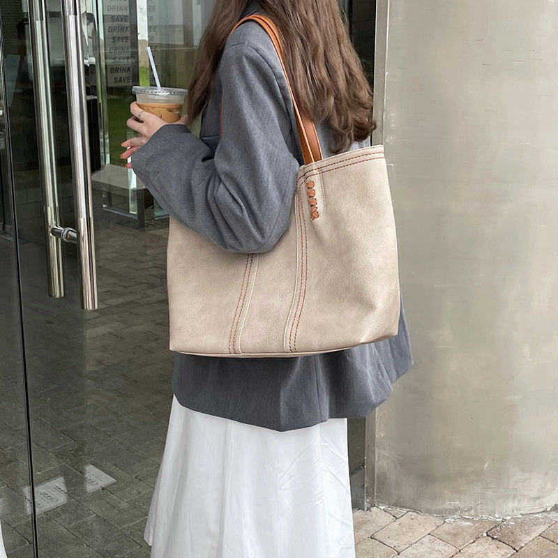 Quality Leather Simple and Versatile Shoulder Bag