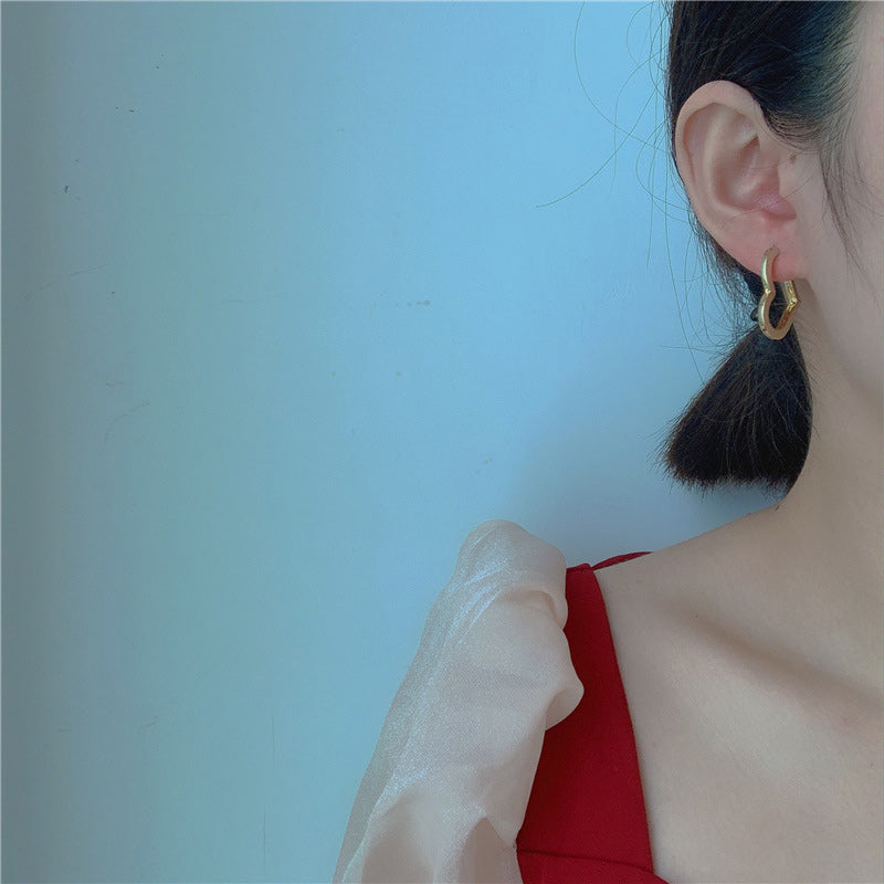 Geometric Metal Ear Clips
