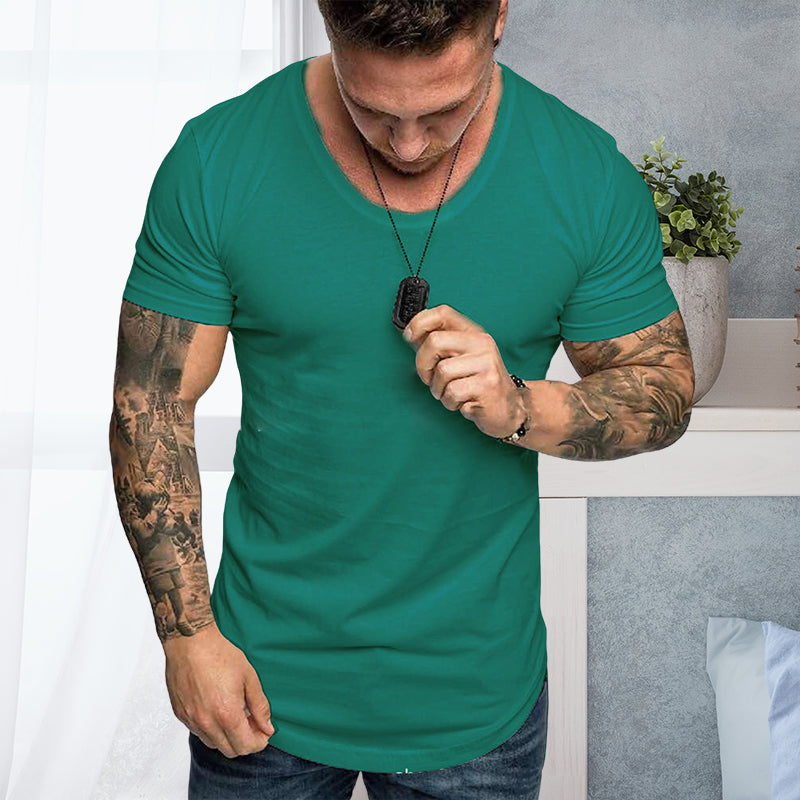 Solid Men's Short Sleeve T-Shirt
