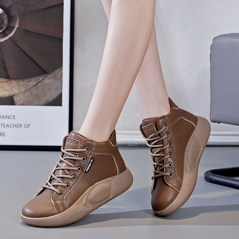 Women's High Top Thick-soled Casual Shoes