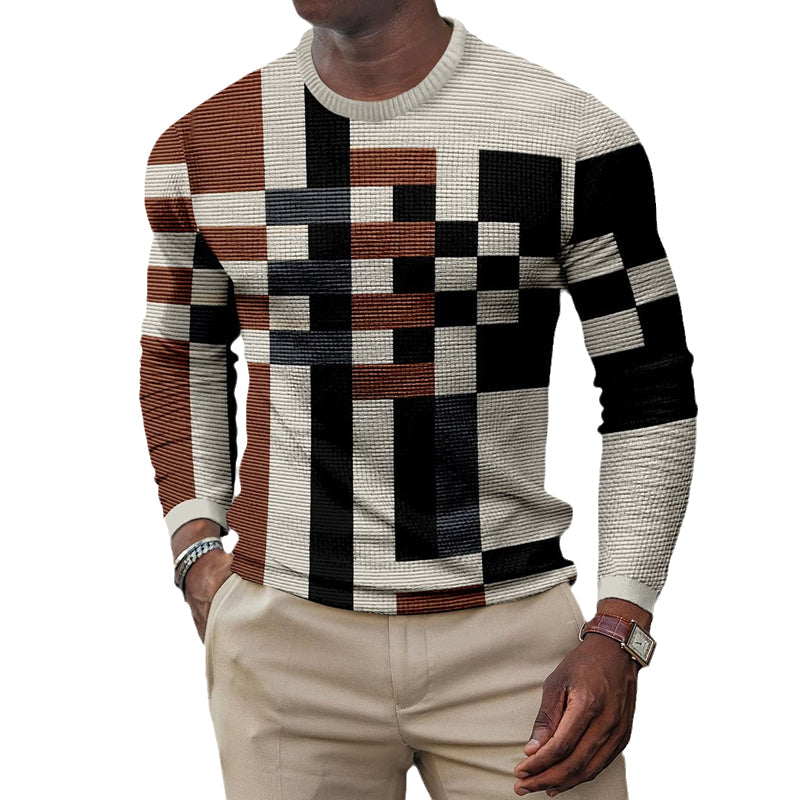 Men's long sleeve casual top