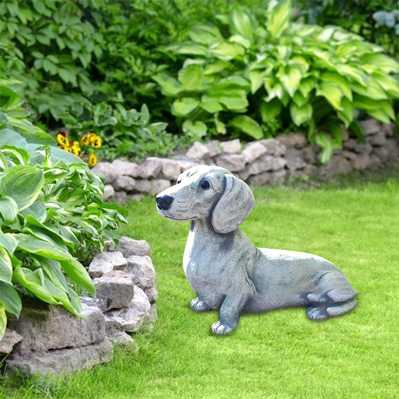 French Bulldog Statue Garden Decoration