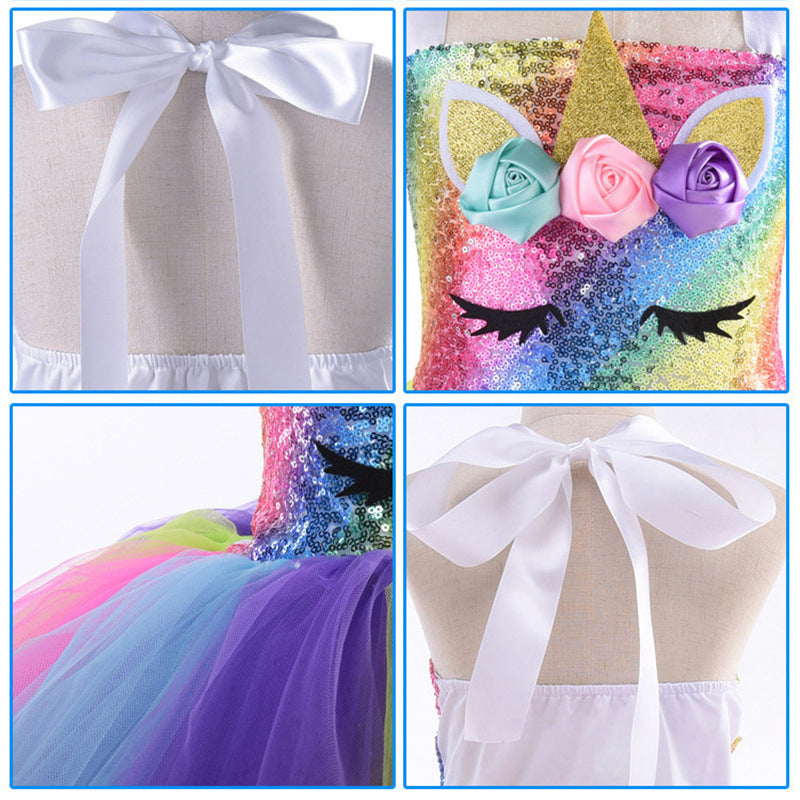 Unicorn Glow Princess Dress