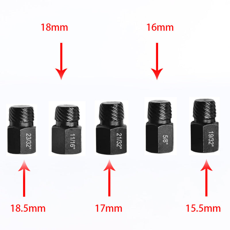 Screw and Bolt Extractor Set