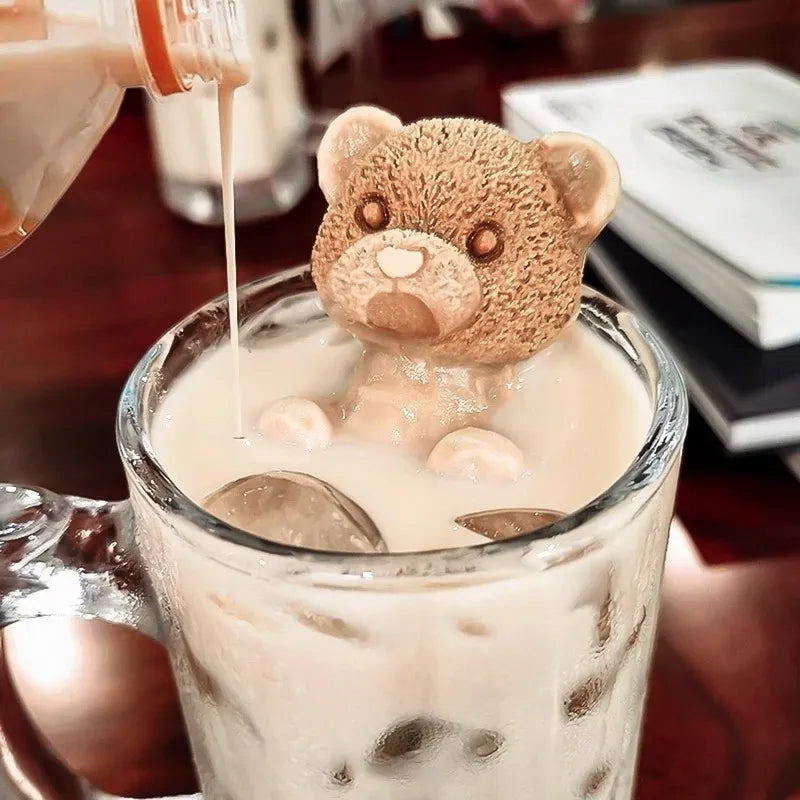3D Teddy Bear Ice Cube Maker
