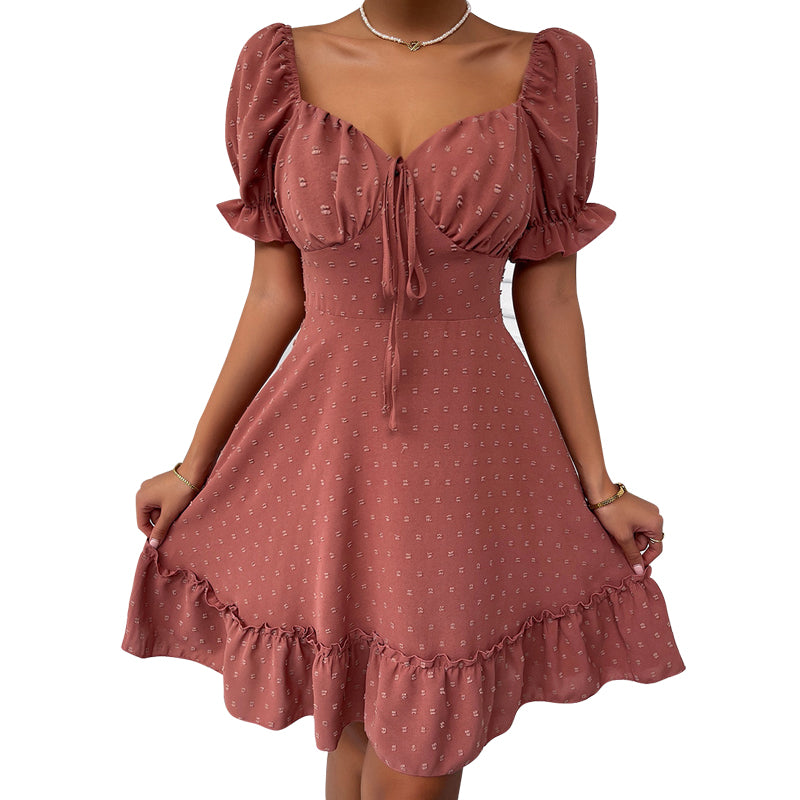 Polka Dot Ruffle Dress