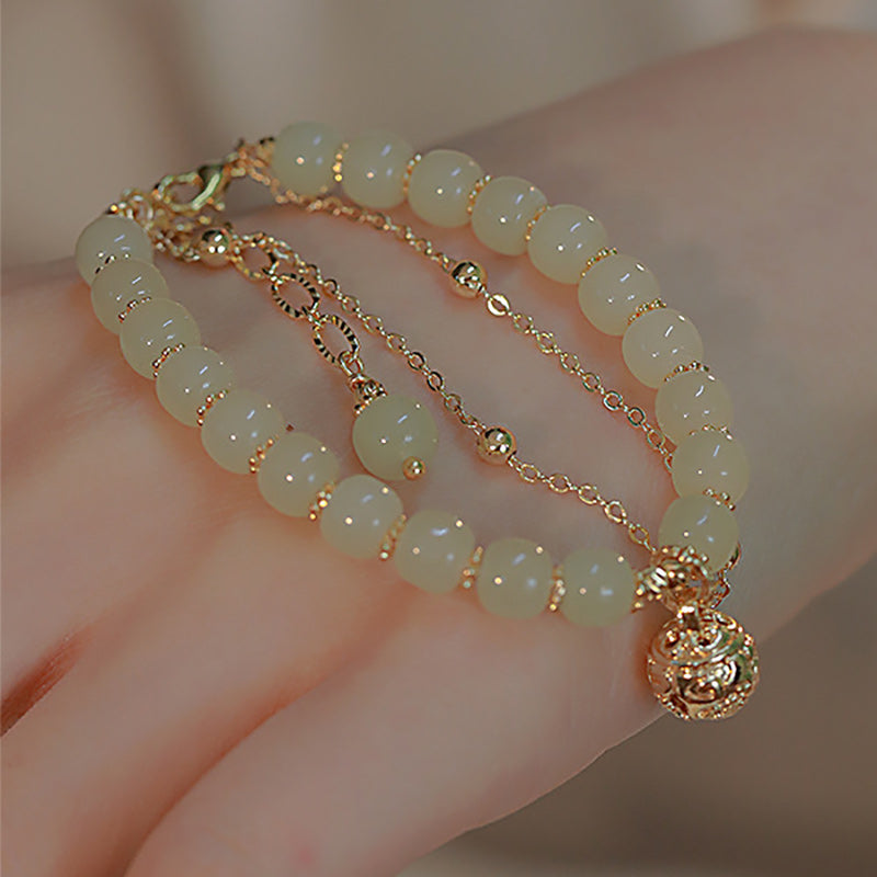 HETIAN JADE ELEGANT TEMPERAMENT BRACELET