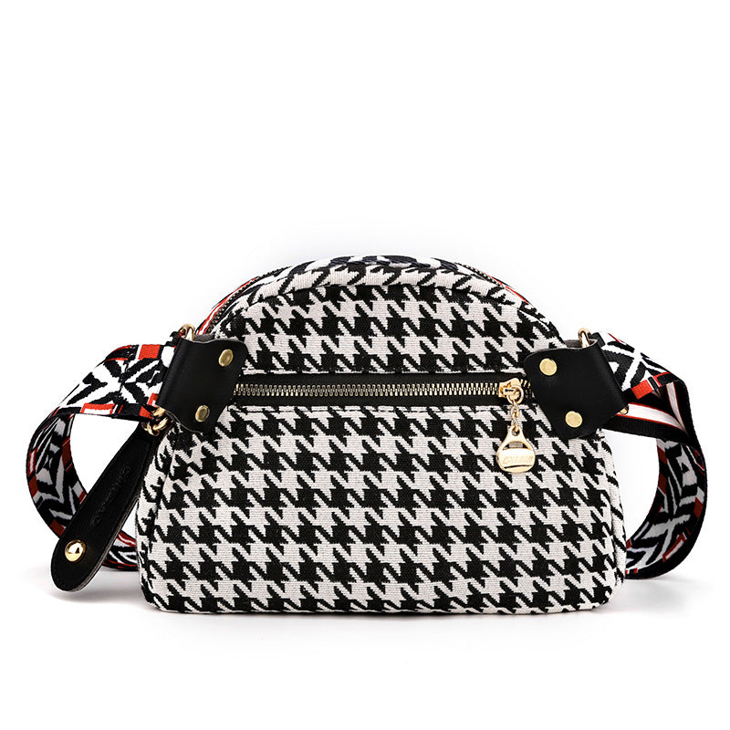 Houndstooth Small Bag