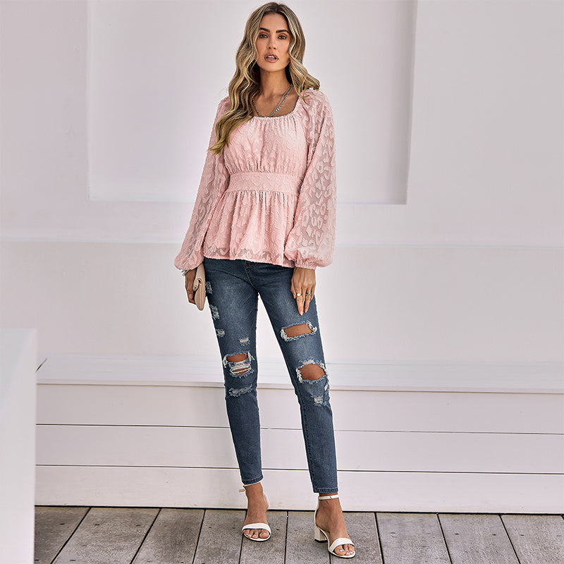 Women's Lantern Sleeve Shirt