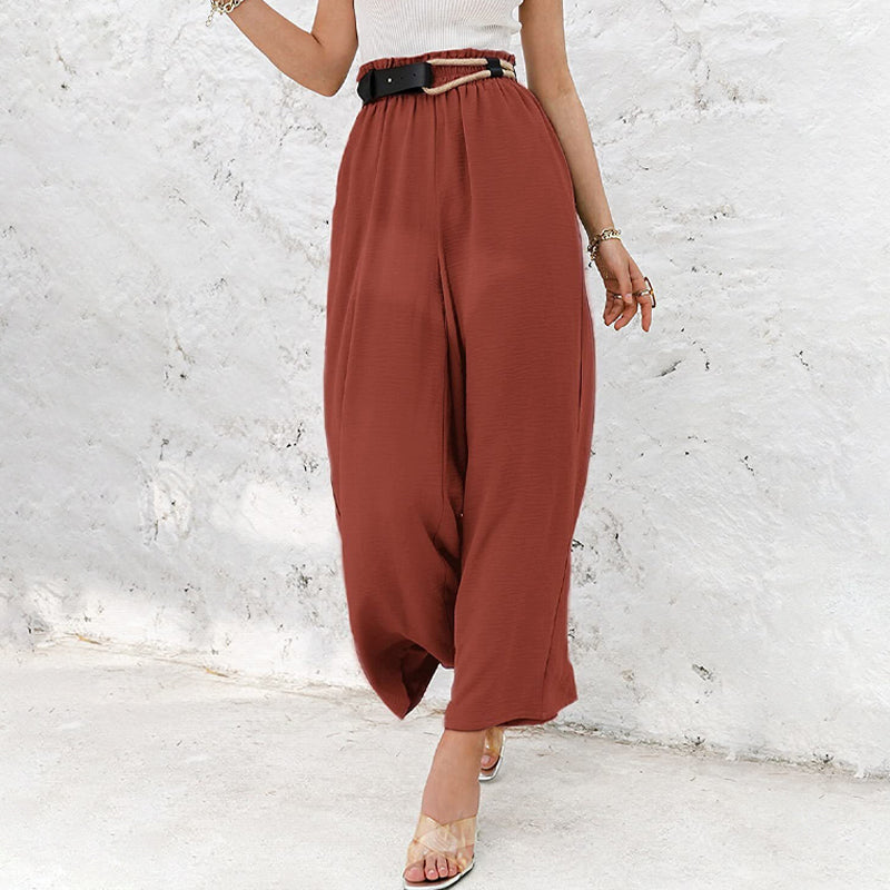 High Waist Wide Leg Casual Loose Pants