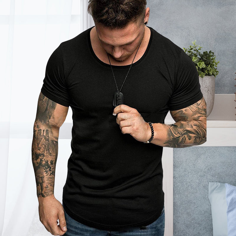 Solid Men's Short Sleeve T-Shirt