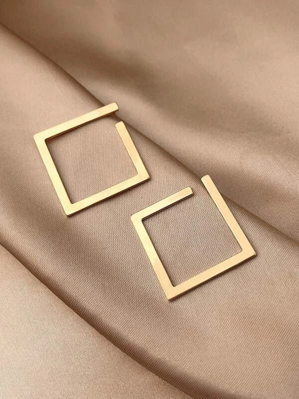 SQUARE HOOP EARRINGS
