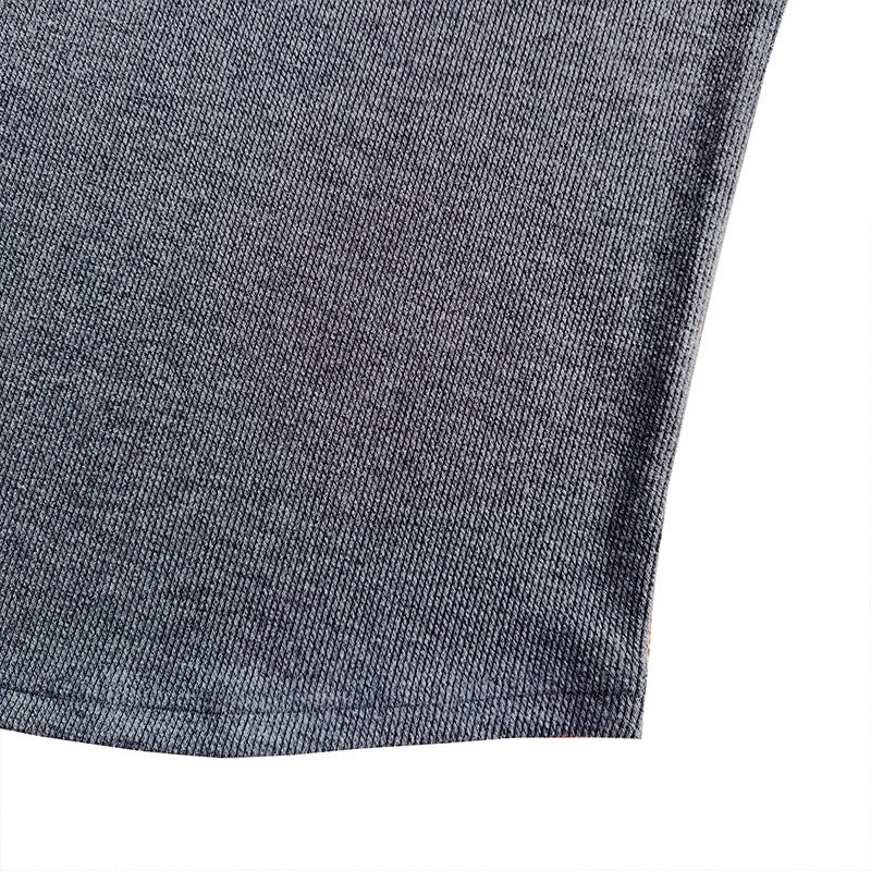 Henry Collar Button T-Shirt