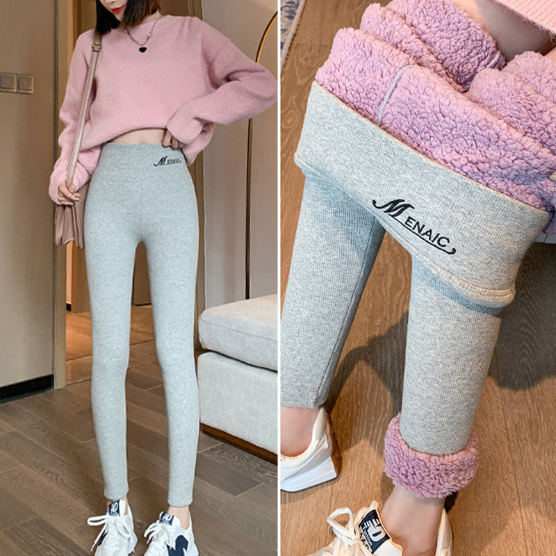 Casual Warm Winter Solid Pants